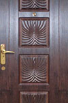 панель дверная МДФ с объемными фигурами вставками
