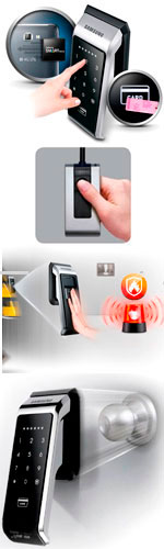 Samsung EZON SHS-6601 Push&Pull Киев. Электронный цифровой змок Samsung Ezon SHS-6601 Push&Pull. Киев